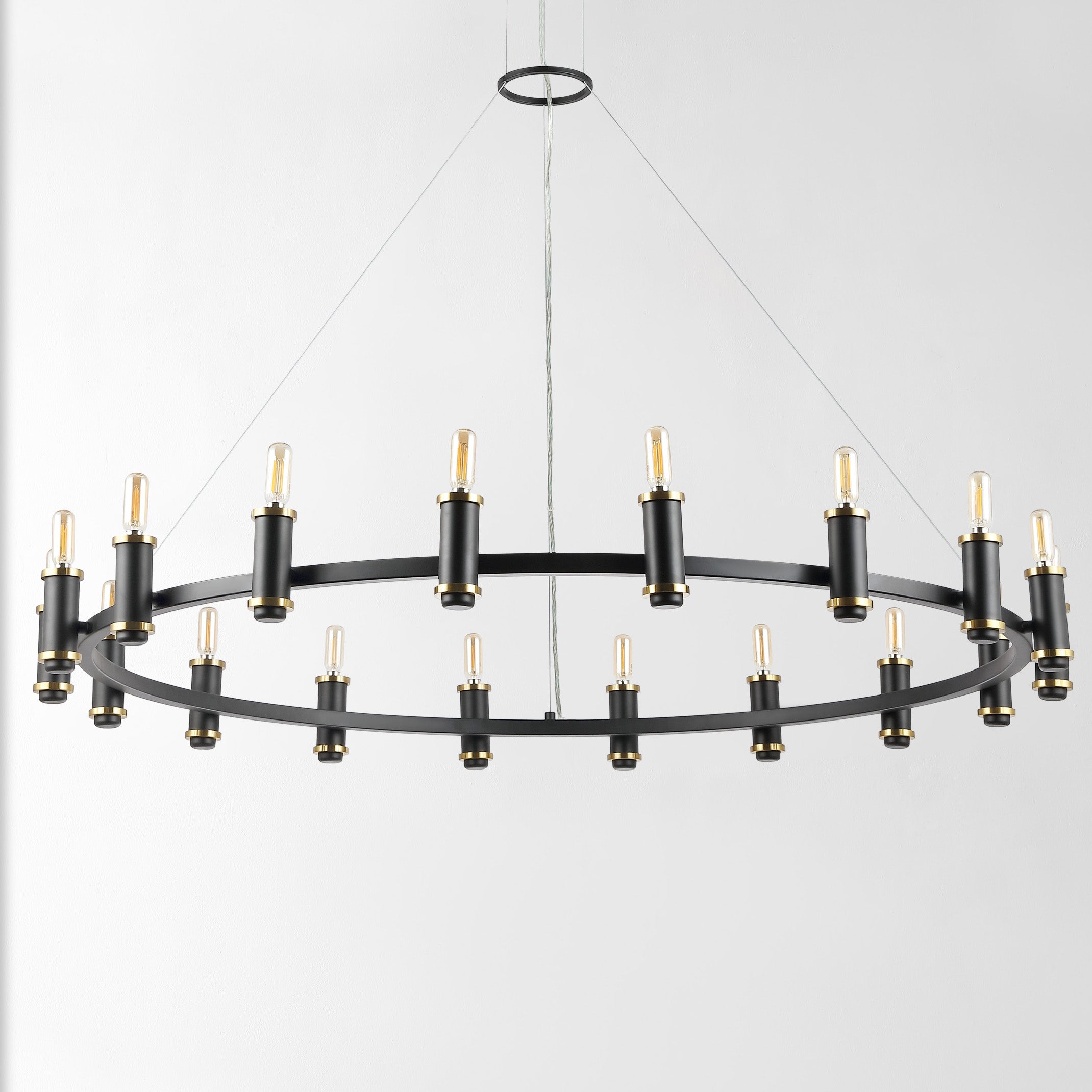 CHANDELIER POITIER 18 LT 46"