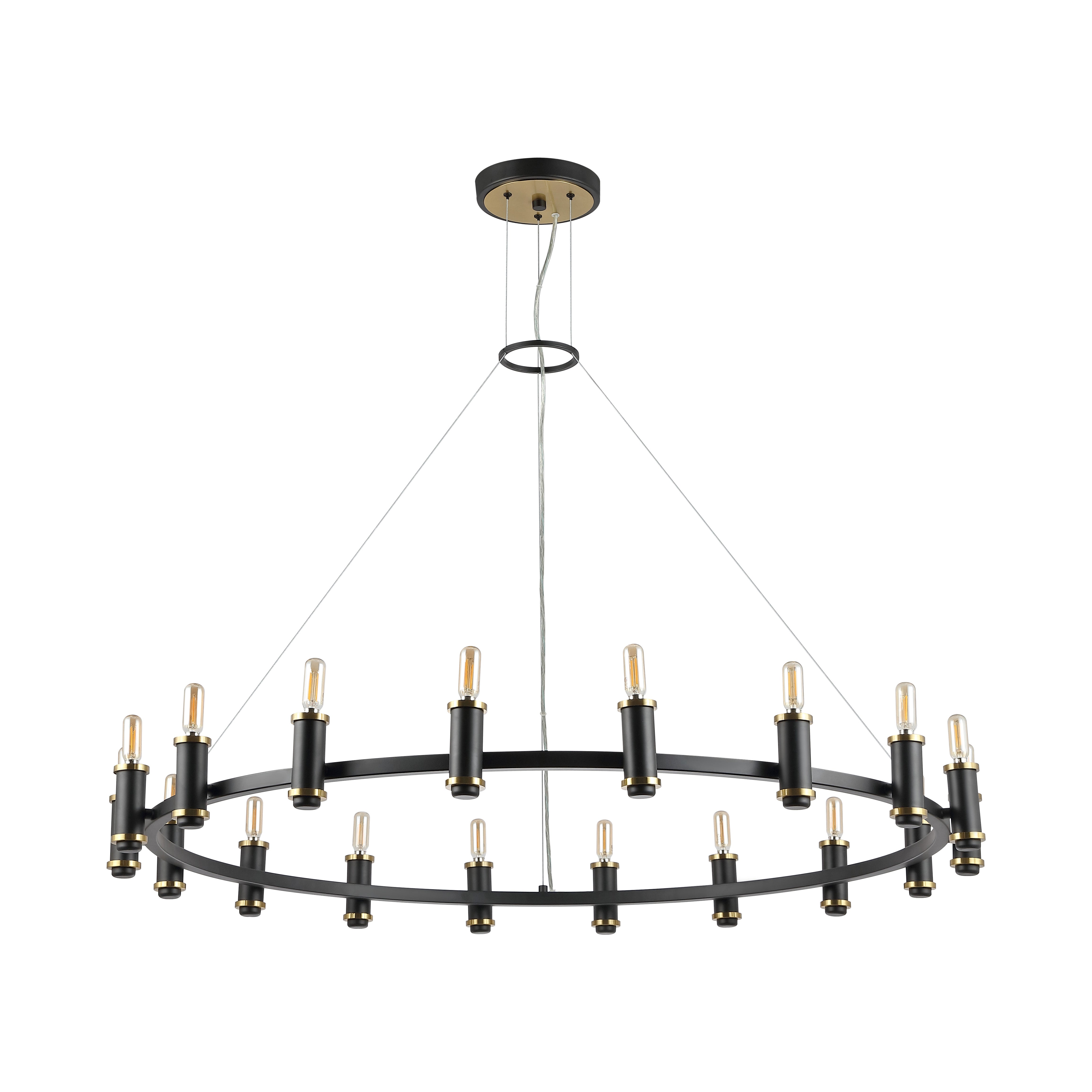 CHANDELIER POITIER 18 LT 46"