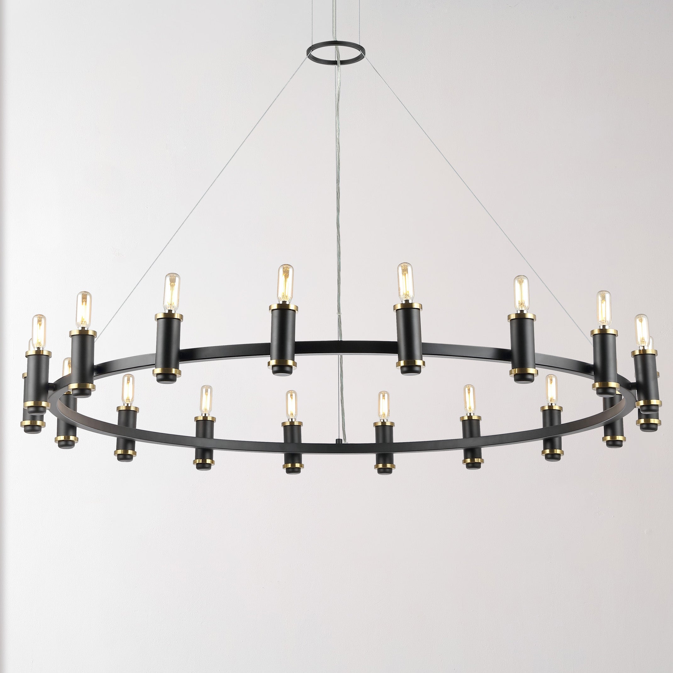 CHANDELIER POITIER 18 LT 46"