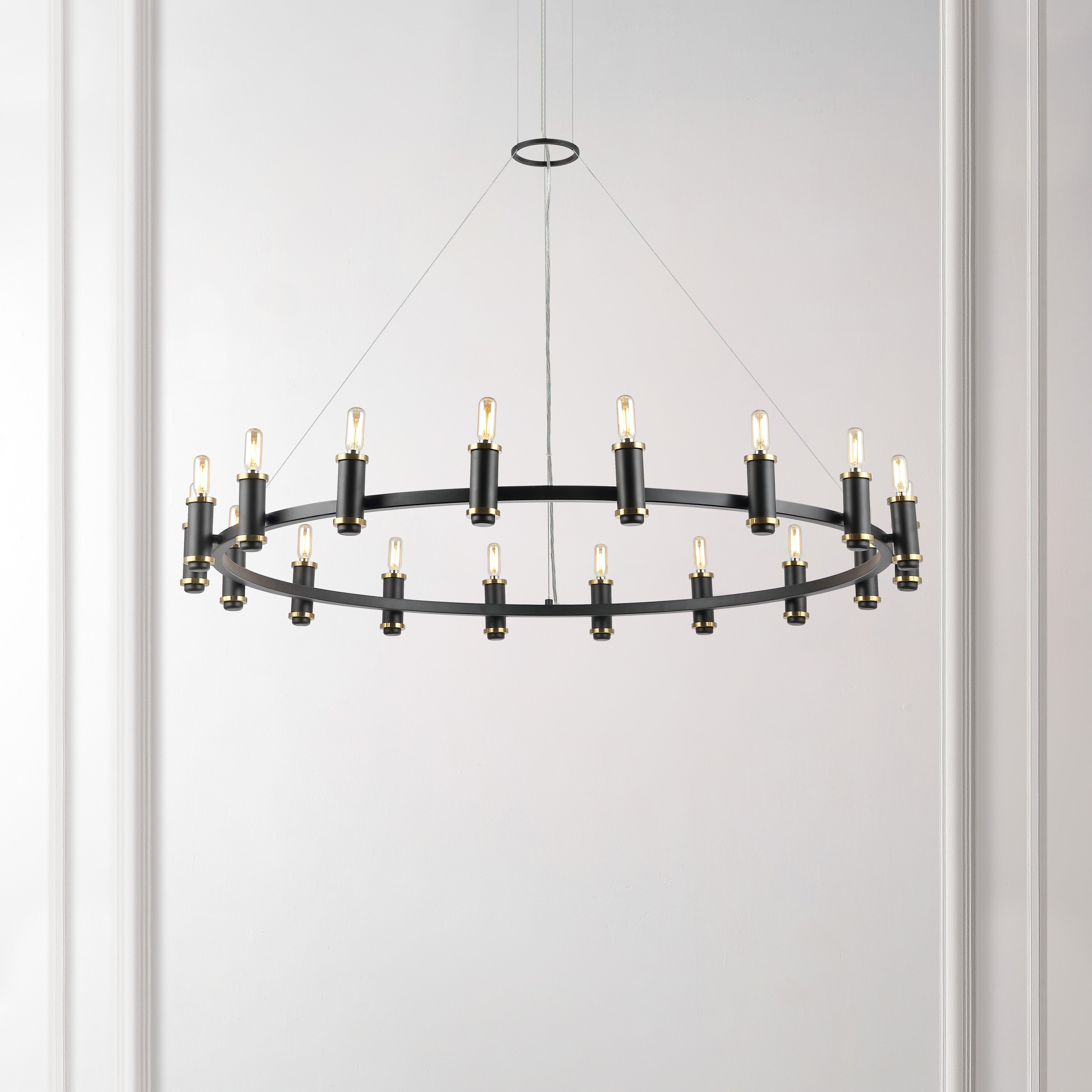 CHANDELIER POITIER 18 LT 46"