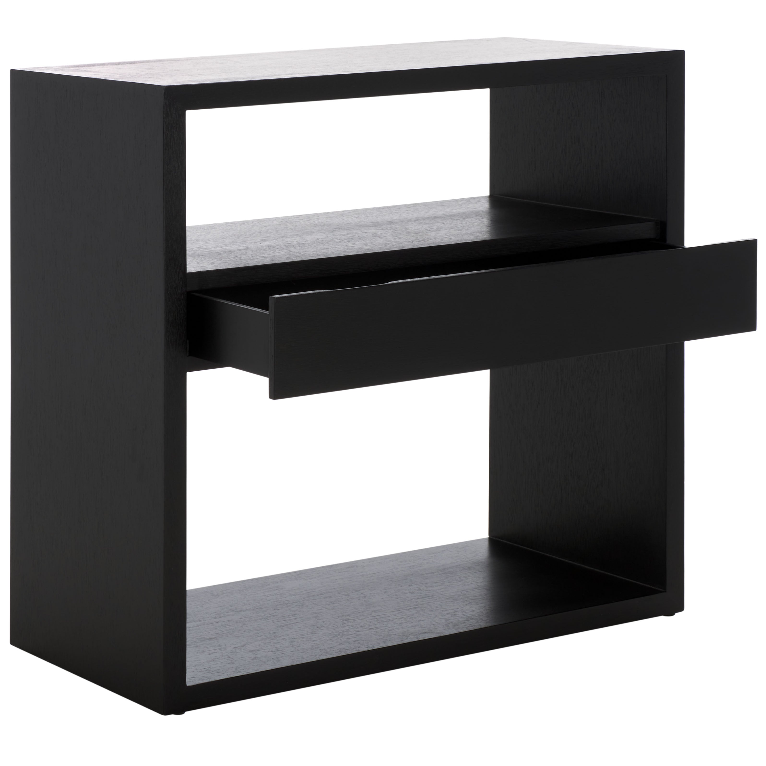 MUNSON 2 SHELF 1 DRAWER CONSOLE TABLE