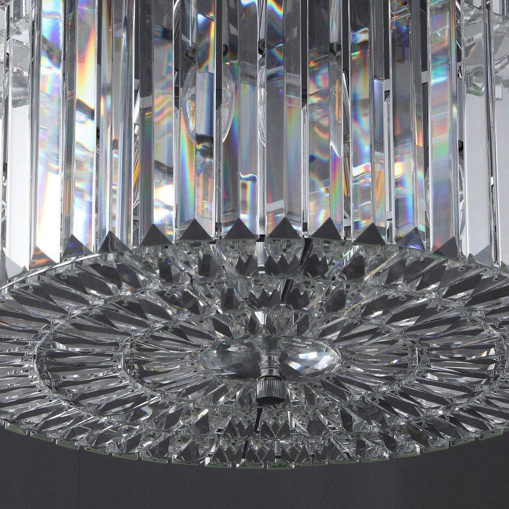 VIVIANN CRYSTAL 2 TIER CHANDELIER