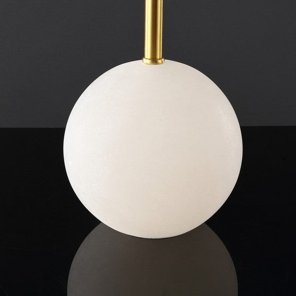 GENESIS ALABASTER AND METAL TABLE LAMP