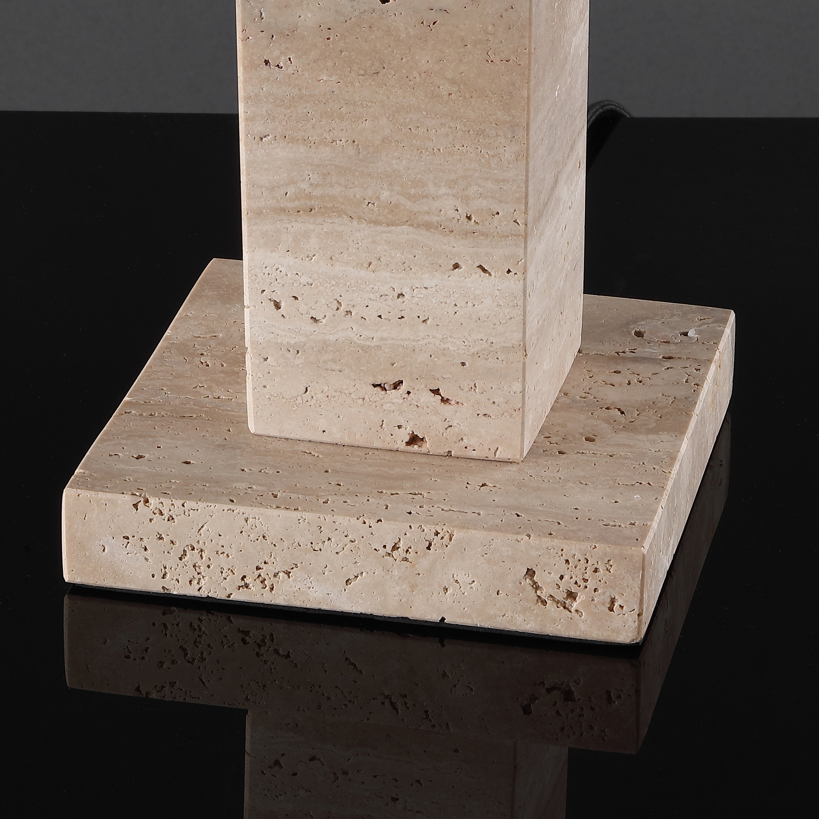 HANNABETH TRAVERTINE TABLE LAMP