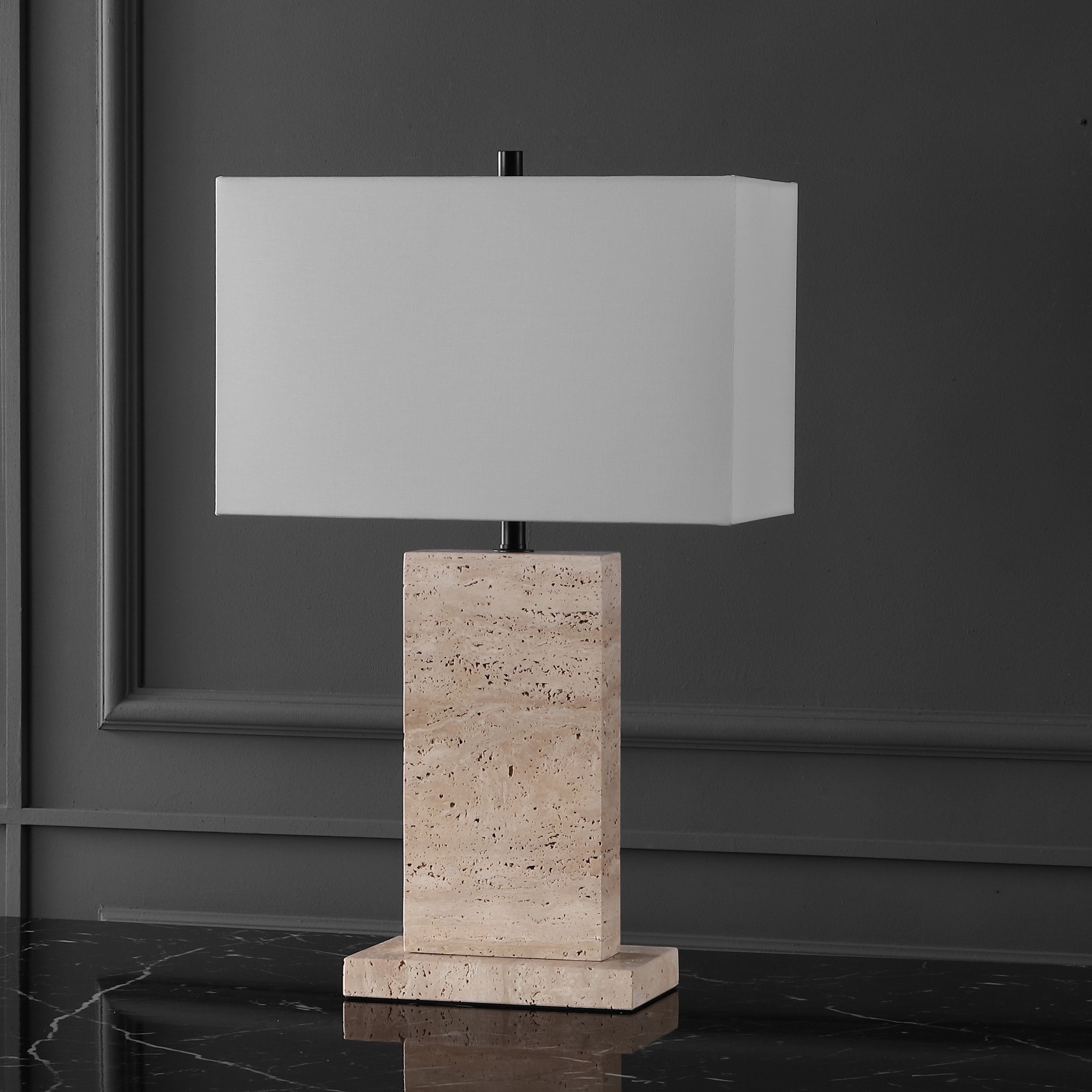 JENNABRIANA TRAVERTINE LAMP