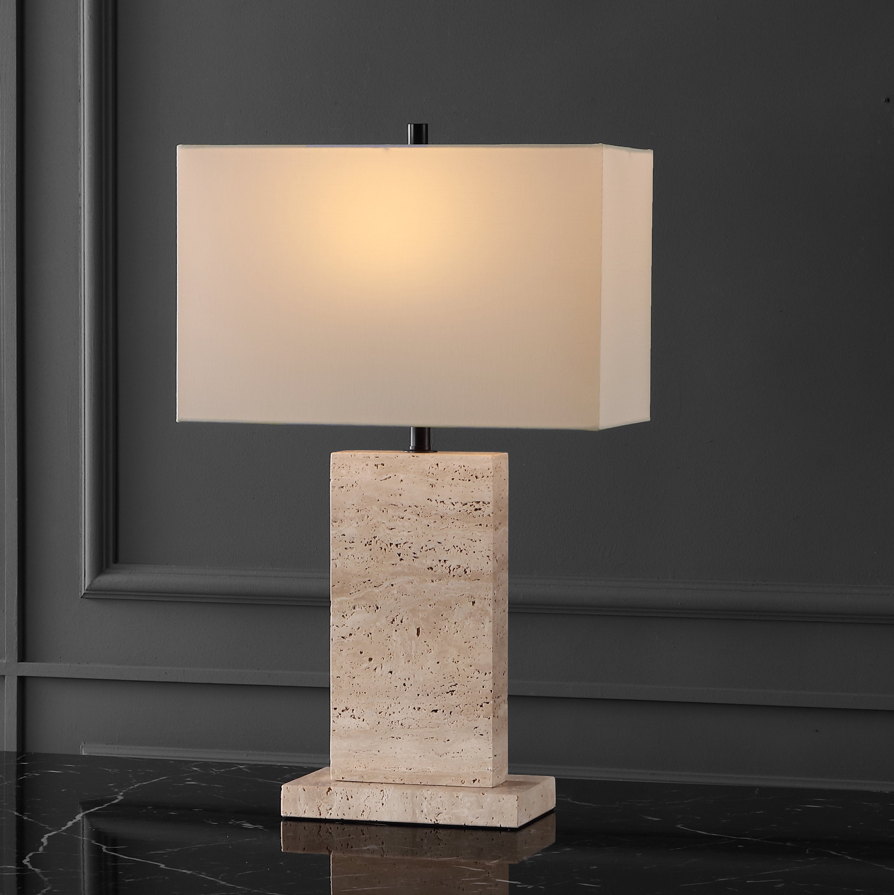 JENNABRIANA TRAVERTINE LAMP