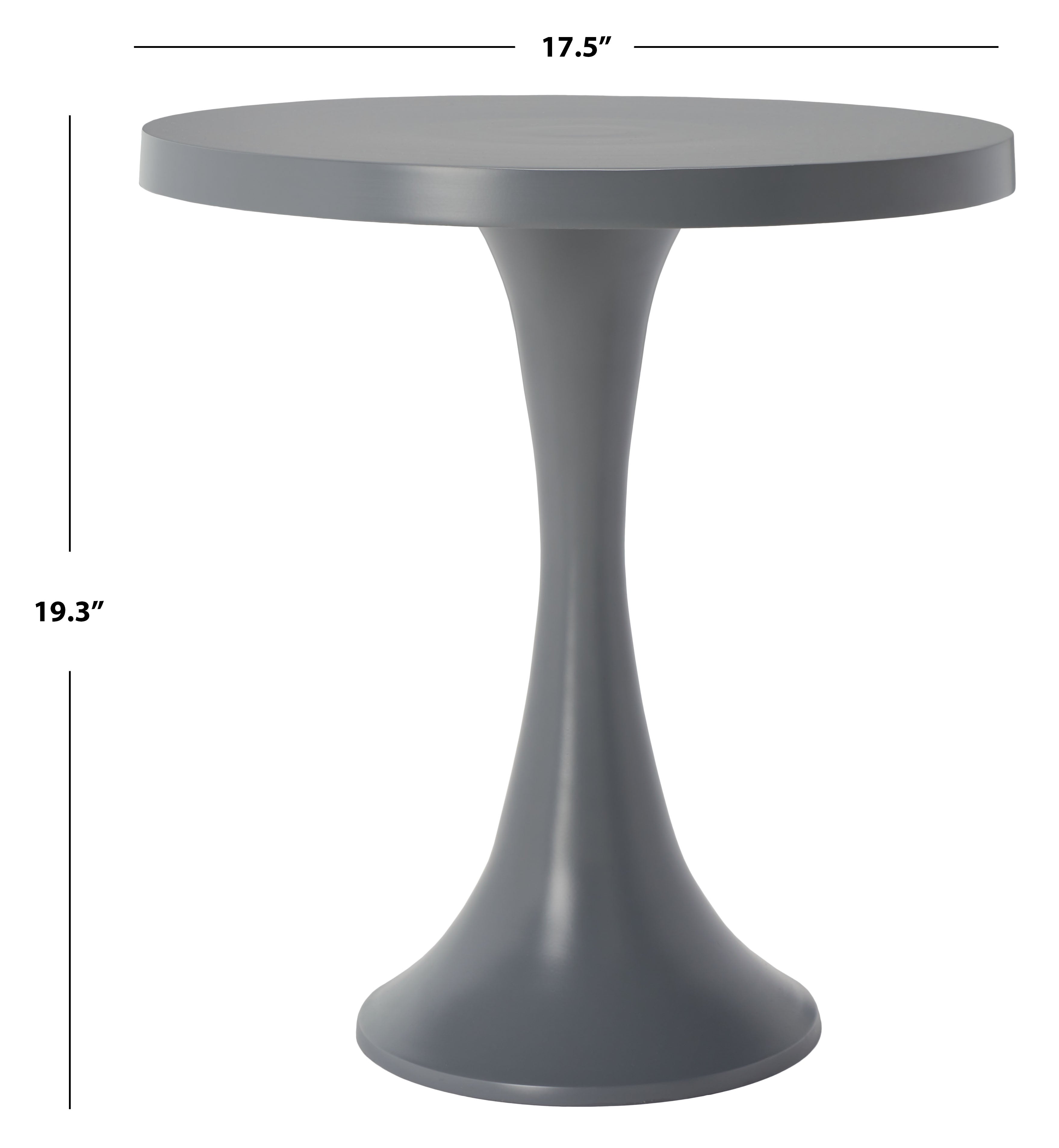 TABLE LATÉRALE RONDE EN ALUMINIUM EN ALUMINIUM