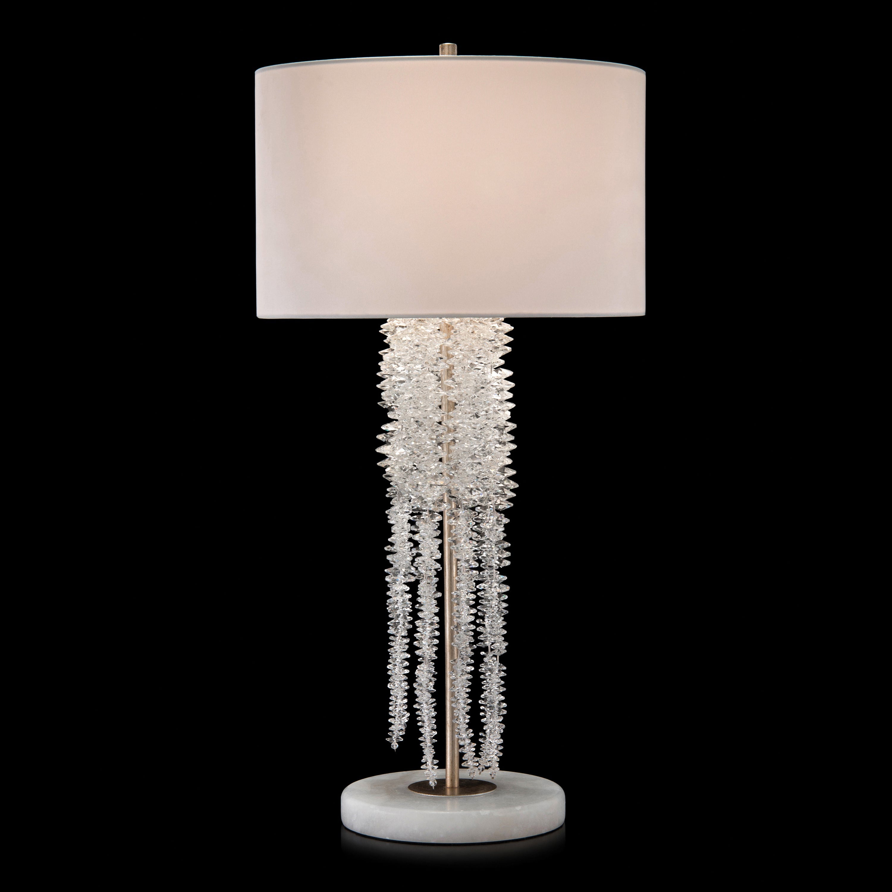 Cascading Crystal Waterfall Table Lamp 2