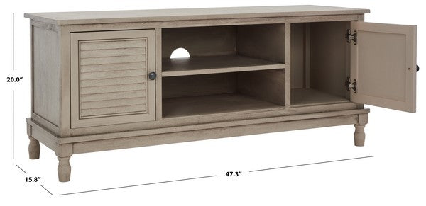 TATE 2 DOOR 1 SHELF MEDIA STAND