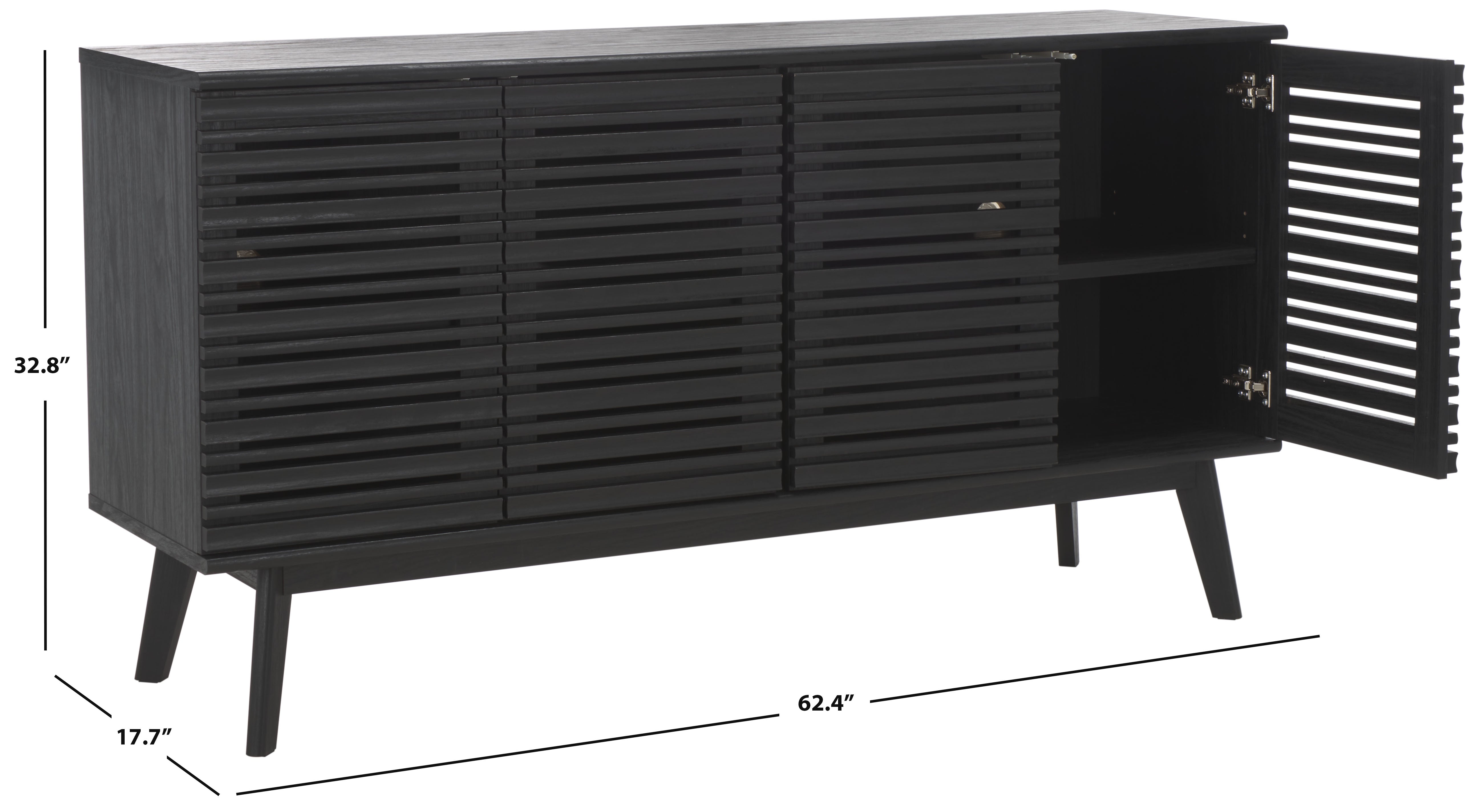 ATLANTES 4 DOOR 4 SHELF MEDIA STAND