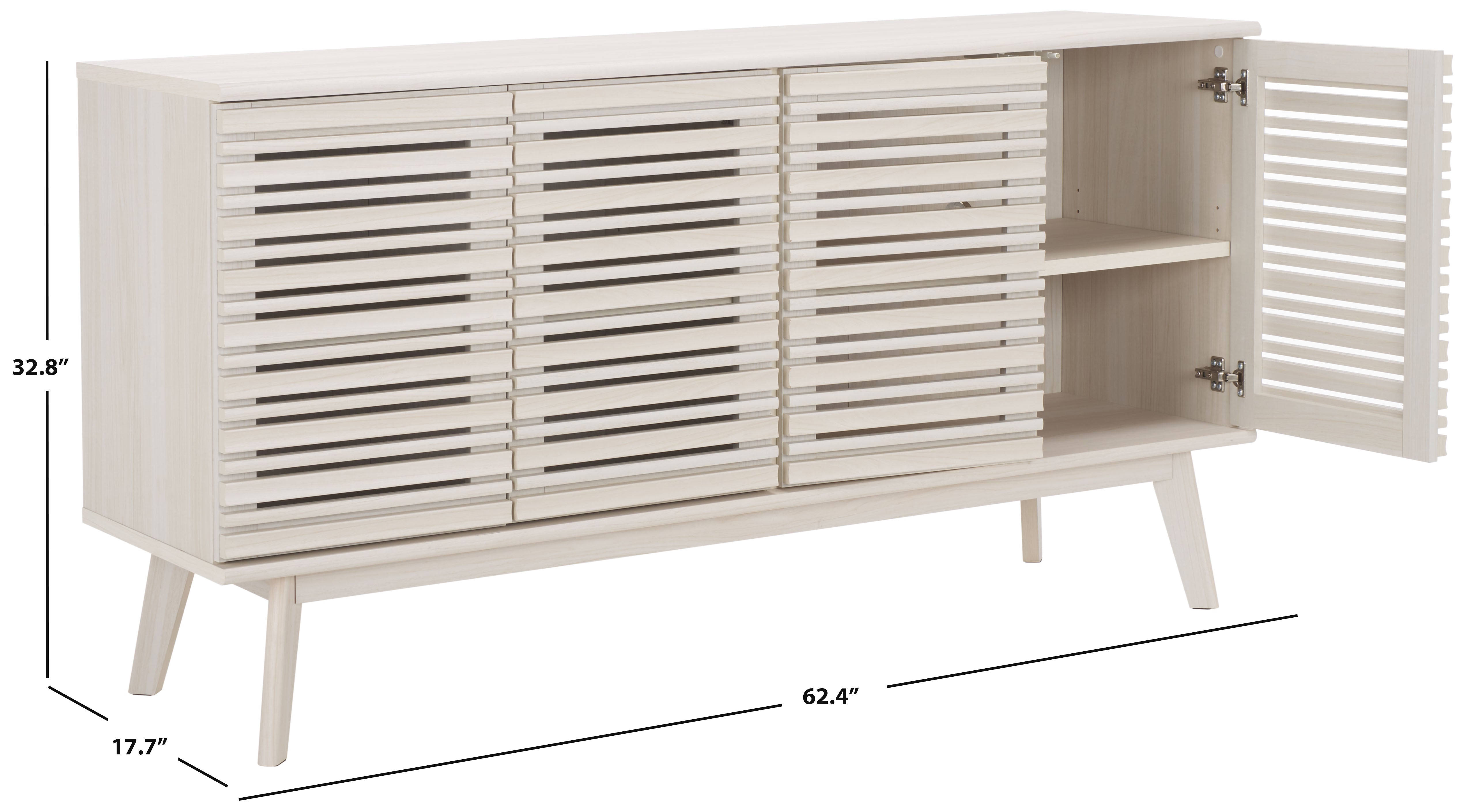 ATLANTES 4 DOOR 4 SHELF MEDIA STAND