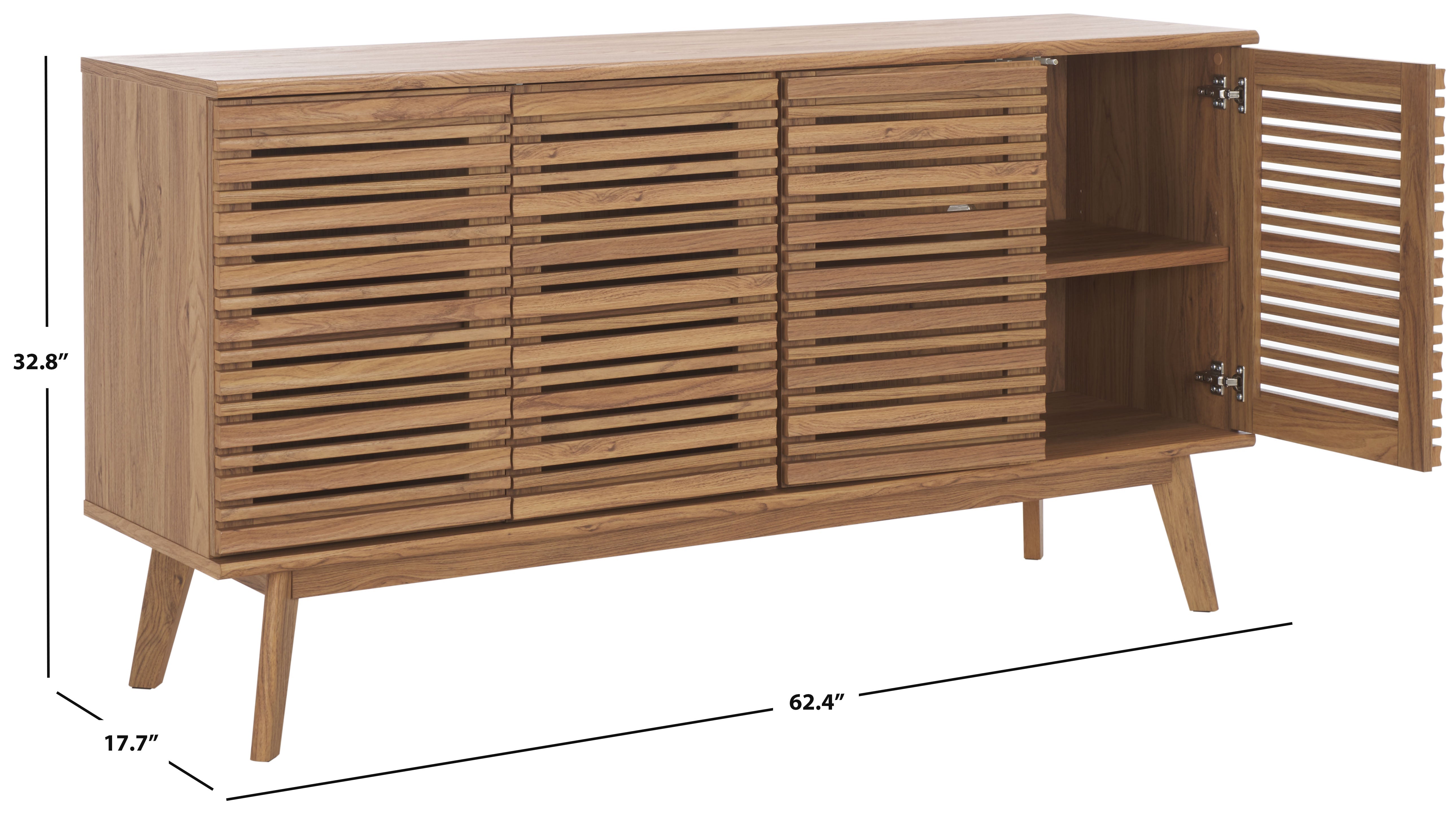 ATLANTES 4 DOOR 4 SHELF MEDIA STAND