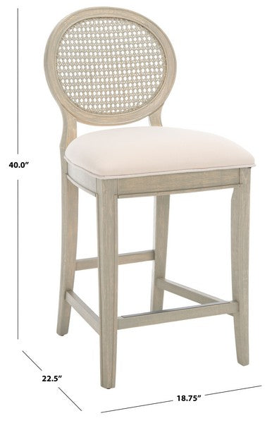 KARLEE RATTAN BACK COUNTER STOOL