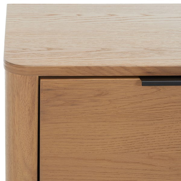 GABRIETTA 2 DRAWER WOOD NIGHTSTAND