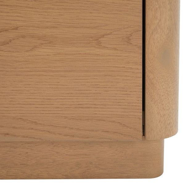 GABRIETTA 2 DRAWER WOOD NIGHTSTAND