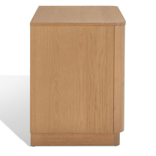 GABRIETTA 2 DRAWER WOOD NIGHTSTAND