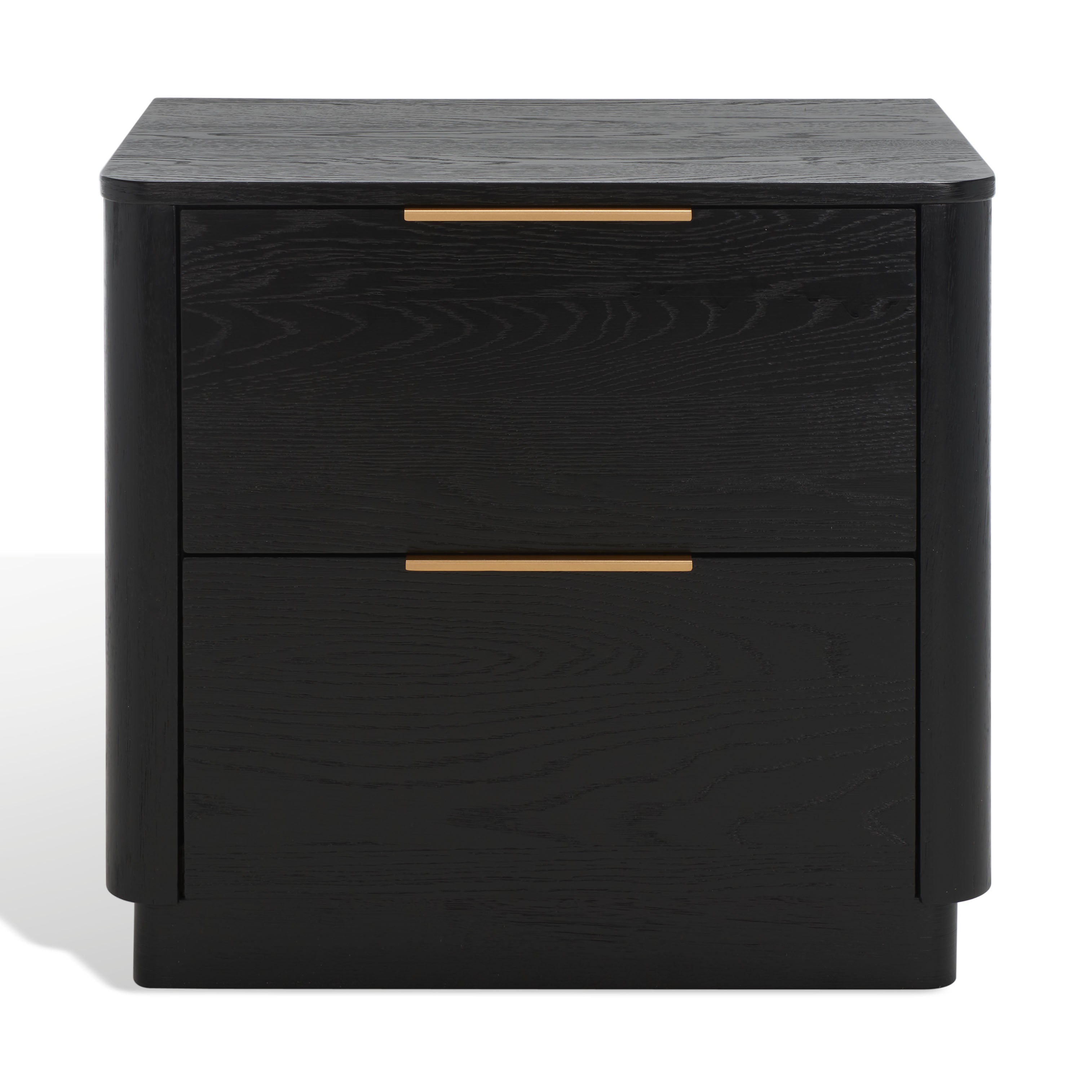 GABRIETTA 2 DRAWER WOOD NIGHTSTAND