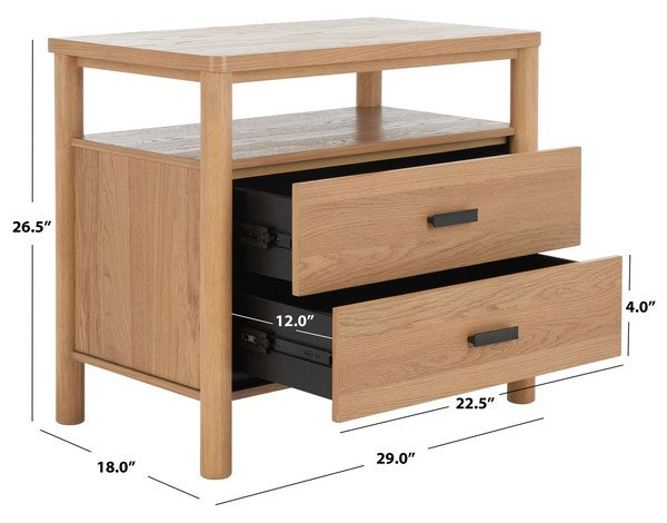 JAYLESSA WOOD NIGHTSTAND