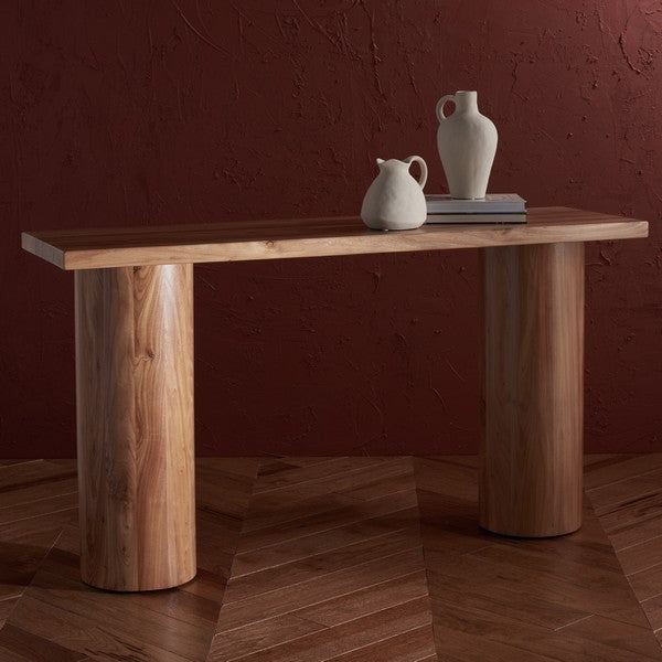 SANCHEZ ELM WOOD CONSOLE TABLE