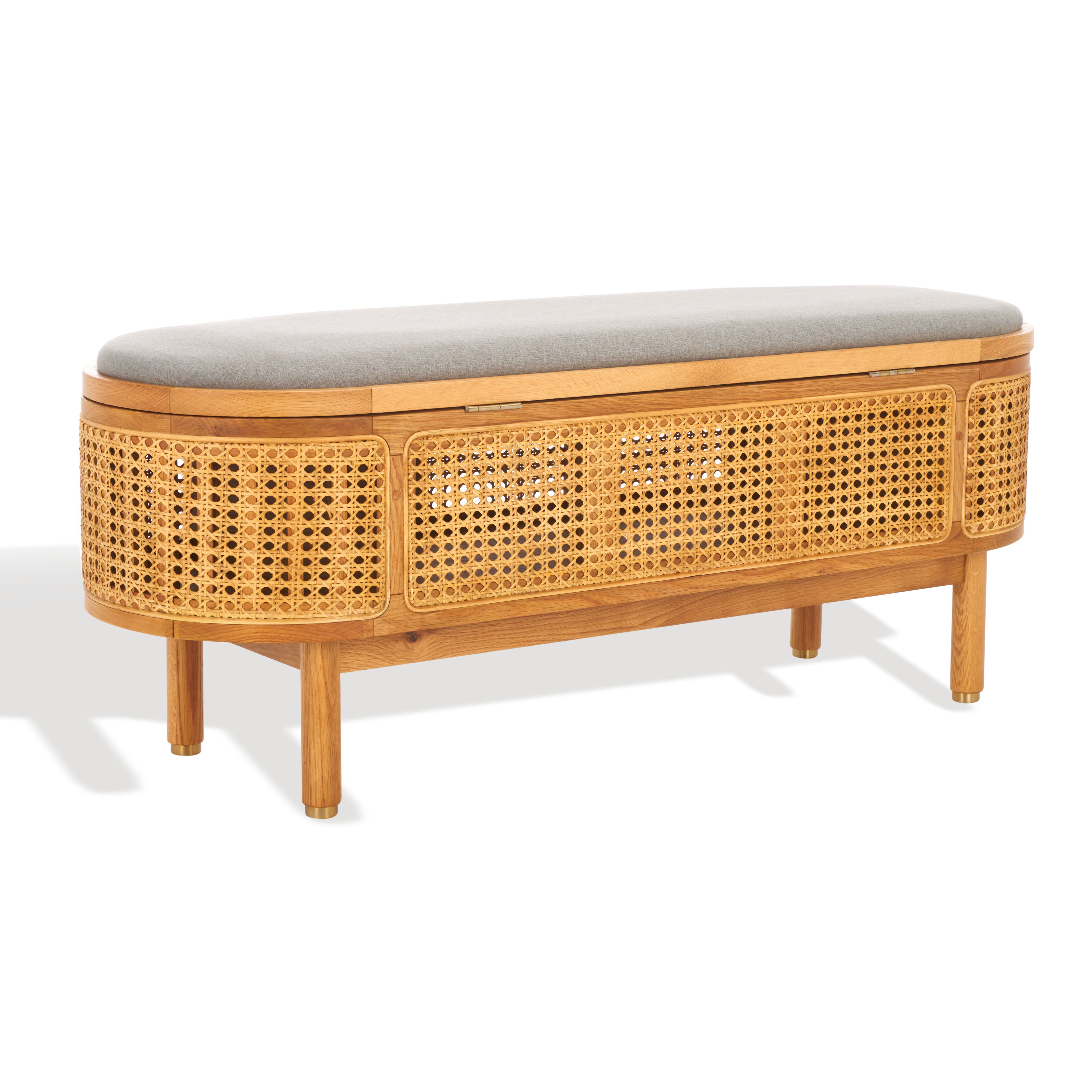 CANNE DOLLY ET BANC DE RANGEMENT EN BOIS