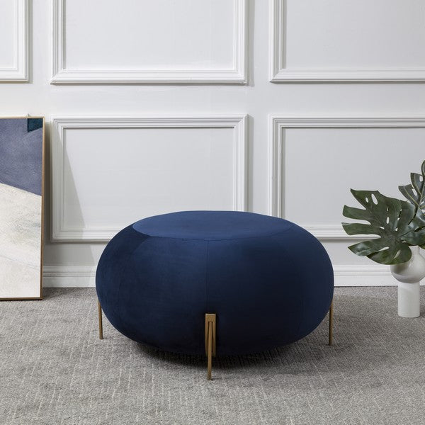 WINTERROSE ROUND OTTOMAN