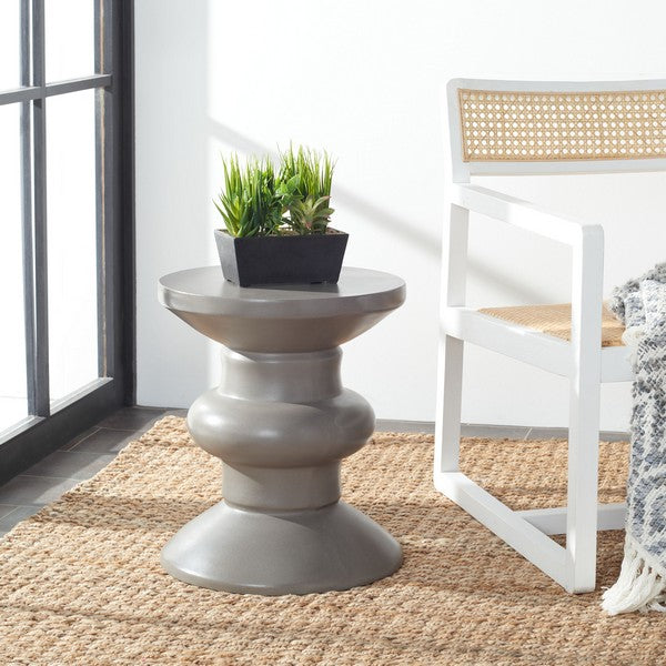 JIRAIYA CONCRETE ACCENT STOOL