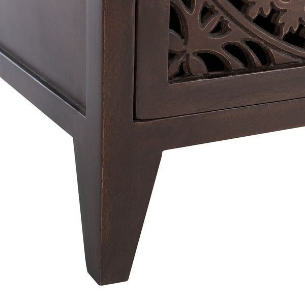 THEA 1 DOOR CARVED NIGHTSTAND