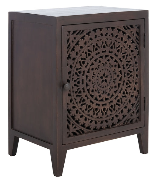 THEA 1 DOOR CARVED NIGHTSTAND