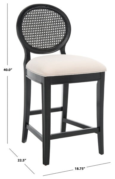 KARLEE RATTAN BACK COUNTER STOOL