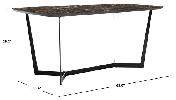 BRITTA METAL DINING TABLE