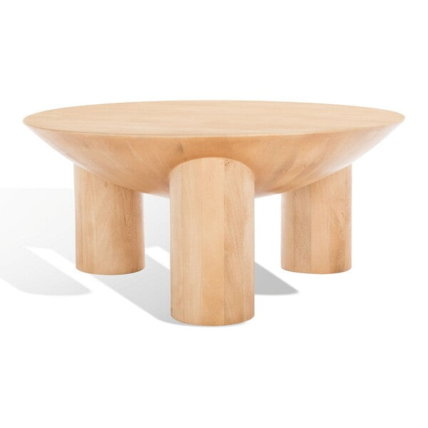 TABLE BASSE BOIS RONDE CALHOUN