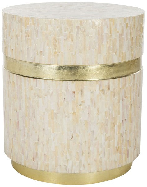 PERLA MOSAIC ROUND SIDE TABLE